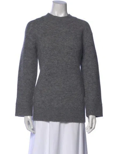 Pre-owned Vince Crew Neck Sweater In Gray