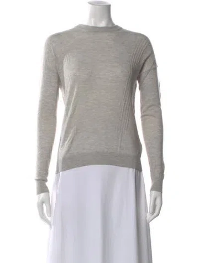 Pre-owned Vince Crew Neck Sweater In Gray