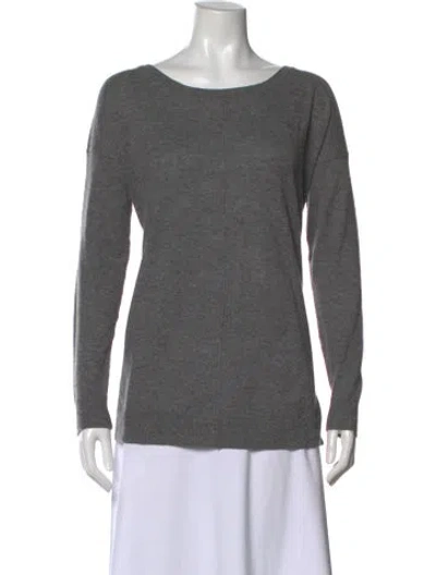 Pre-owned Vince Crew Neck Sweater In Gray
