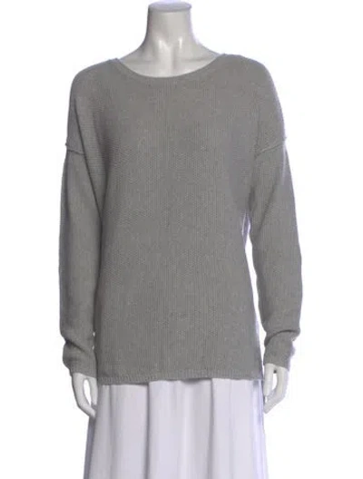 Pre-owned Vince Crew Neck Sweater In Gray