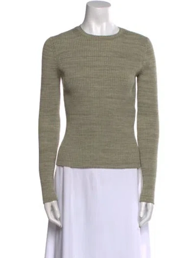 Pre-owned Vince Crew Neck Sweater In Green
