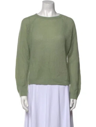 Pre-owned Vince Crew Neck Sweater In Green