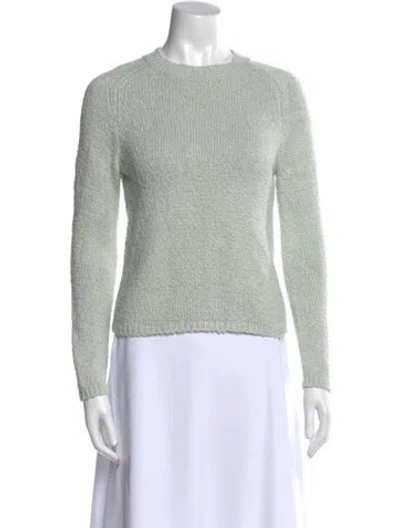 Pre-owned Vince Crew Neck Sweater In Green