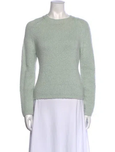 Pre-owned Vince Crew Neck Sweater In Green