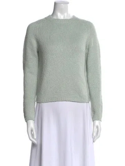 Pre-owned Vince Crew Neck Sweater In Green