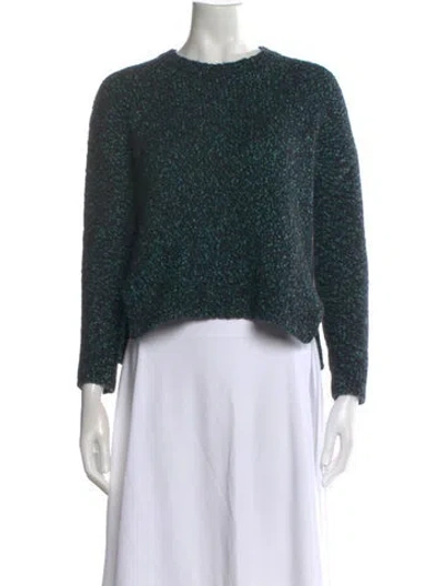 Pre-owned Vince Crew Neck Sweater In Green
