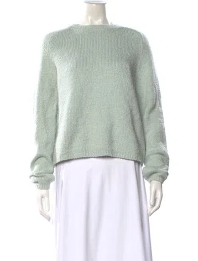 Pre-owned Vince Crew Neck Sweater In Green