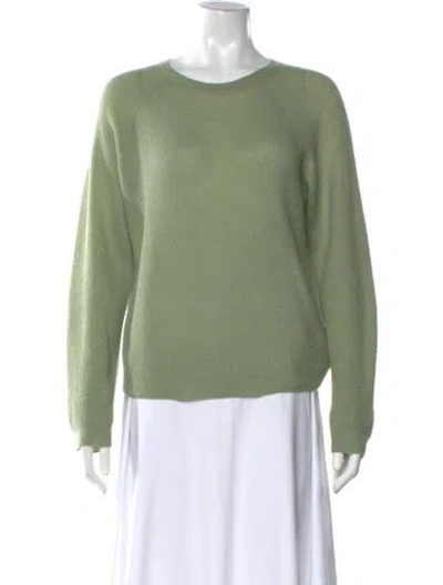 Pre-owned Vince Crew Neck Sweater In Green