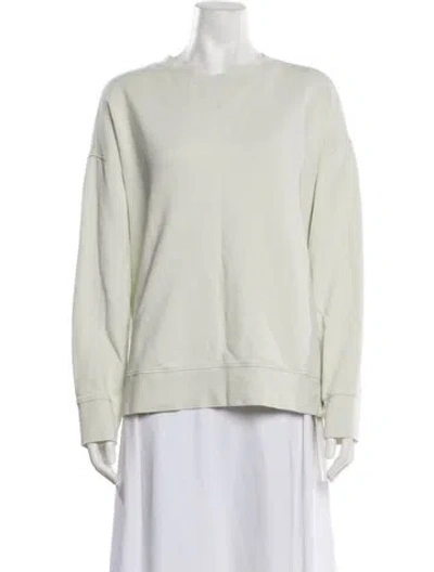 Pre-owned Vince Crew Neck Sweater In Green