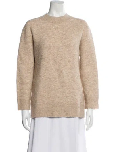 Pre-owned Vince Crew Neck Sweater In Neutral