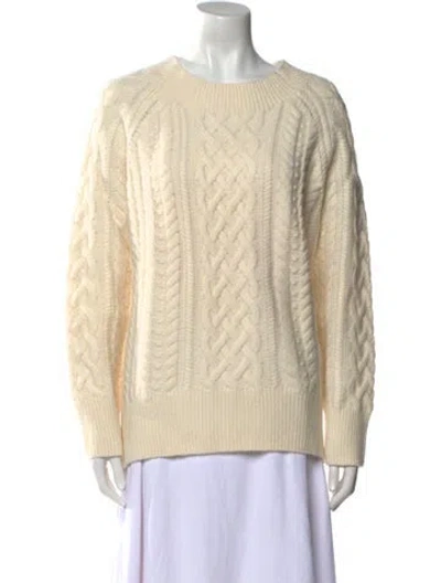 Pre-owned Vince Crew Neck Sweater In Neutral