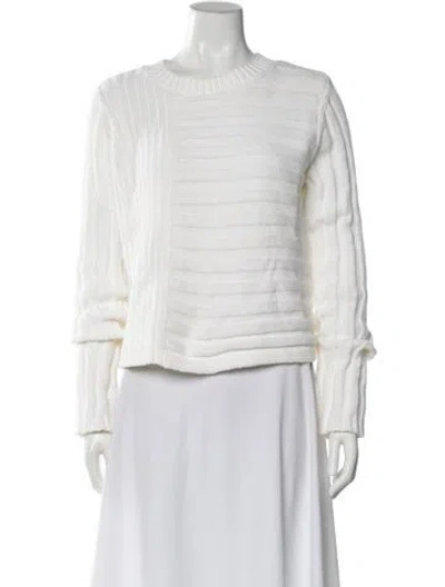 Pre-owned Vince Crew Neck Sweater In Neutral