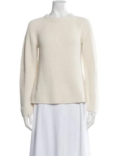 Pre-owned Vince Crew Neck Sweater In Neutral