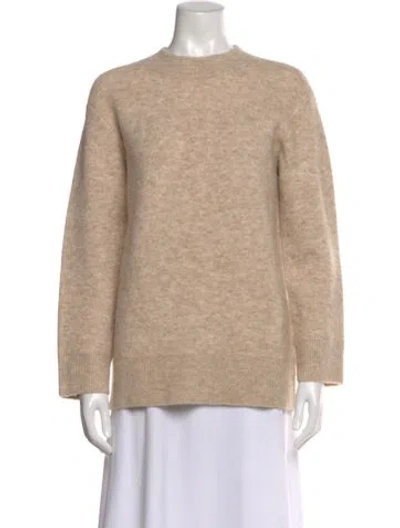 Pre-owned Vince Crew Neck Sweater In Neutral