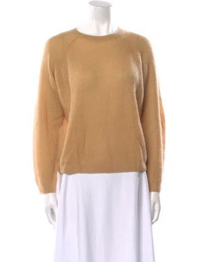 Pre-owned Vince Crew Neck Sweater In Neutral
