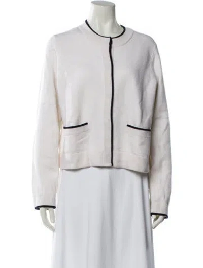 Pre-owned Vince Crew Neck Sweater In Neutral
