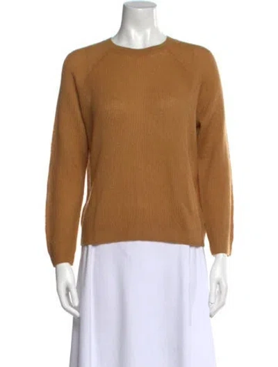 Pre-owned Vince Crew Neck Sweater In Neutral