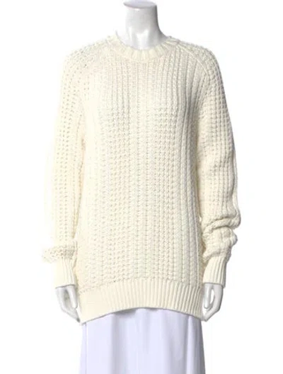 Pre-owned Vince Crew Neck Sweater In Neutral