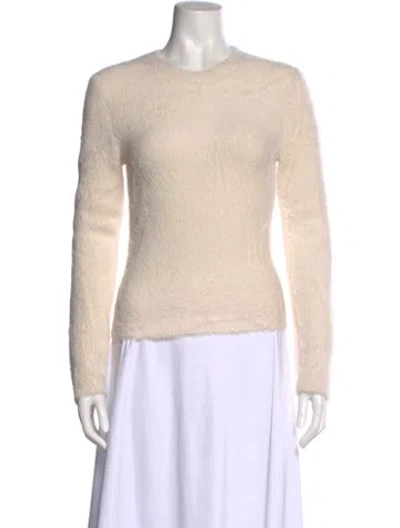Pre-owned Vince Crew Neck Sweater In Neutral