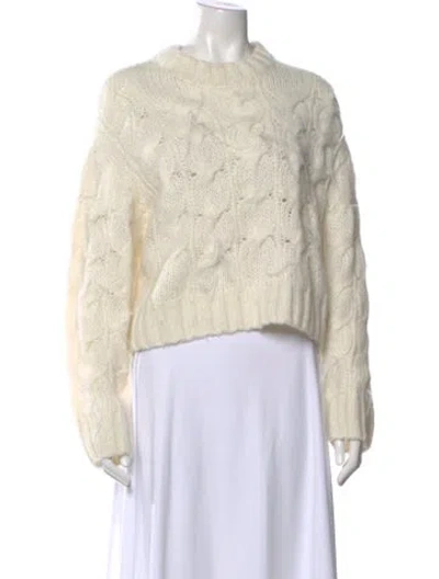 Pre-owned Vince Crew Neck Sweater In Neutral