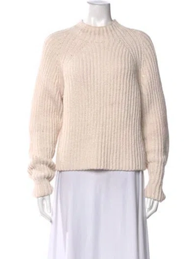 Pre-owned Vince Crew Neck Sweater In Neutral