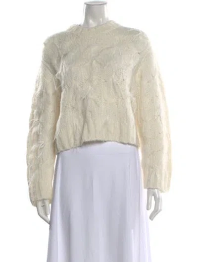 Pre-owned Vince Crew Neck Sweater In Neutral