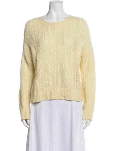 Pre-owned Vince Crew Neck Sweater In Neutral
