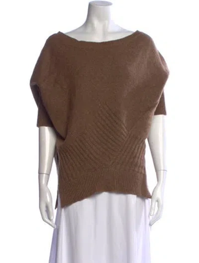 Pre-owned Vince Crew Neck Sweater In Neutral