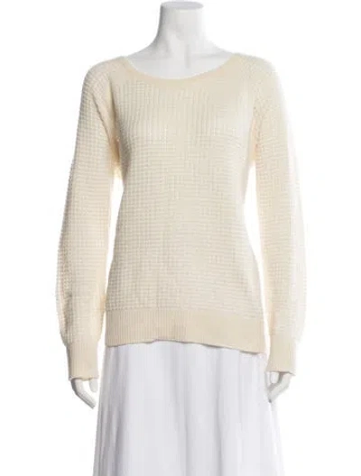 Pre-owned Vince Crew Neck Sweater In Neutral