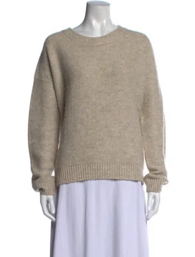 Pre-owned Vince Crew Neck Sweater In Neutral