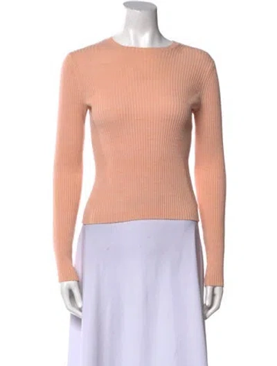 Pre-owned Vince Crew Neck Sweater In Orange