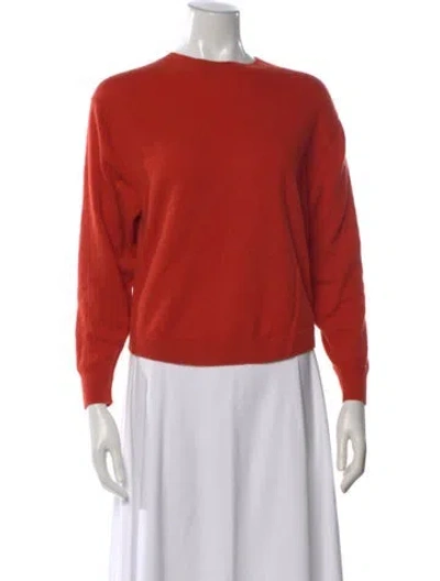 Pre-owned Vince Crew Neck Sweater In Orange