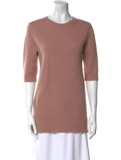 Pre-owned Vince Crew Neck Sweater In Pink
