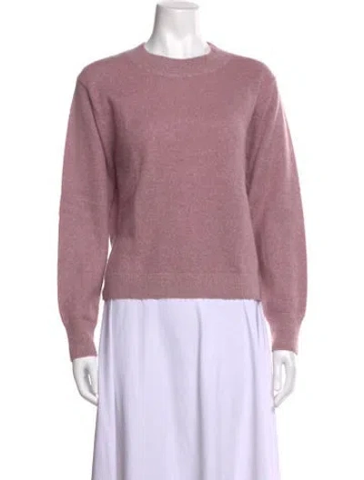 Pre-owned Vince Crew Neck Sweater In Pink