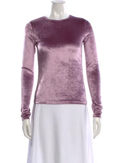 Pre-owned Vince Crew Neck Sweater In Purple