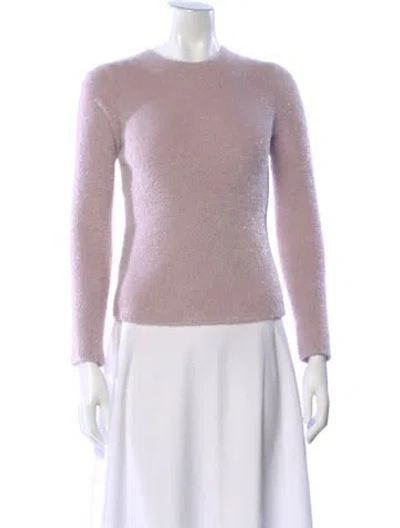Pre-owned Vince Crew Neck Sweater In Purple