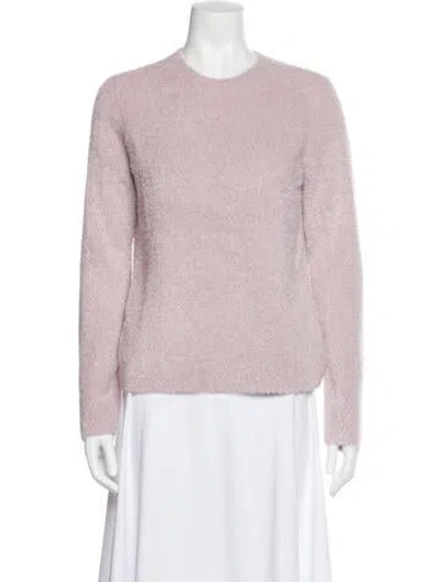 Pre-owned Vince Crew Neck Sweater In Purple