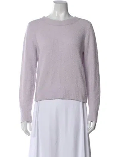 Pre-owned Vince Crew Neck Sweater In Purple