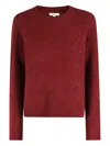 Vince Crew-neck Sweater In Red