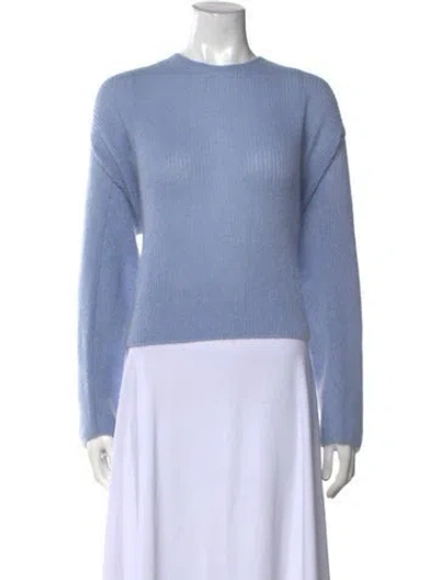 Pre-owned Vince Crew Neck Sweater W/ Tags In Blue