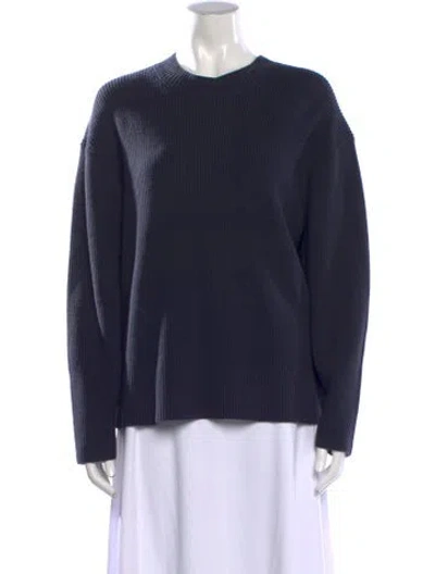 Pre-owned Vince Crew Neck Sweater W/ Tags In Blue