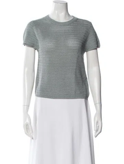 Pre-owned Vince Crew Neck Sweater W/ Tags In Gray