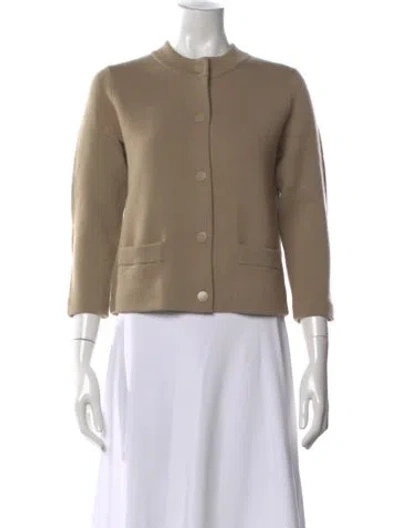Pre-owned Vince Crew Neck Sweater W/ Tags In Neutral