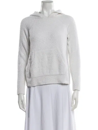 Pre-owned Vince Crew Neck Sweater In White