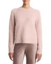 Vince Crewneck Brushed Sweater In Purple
