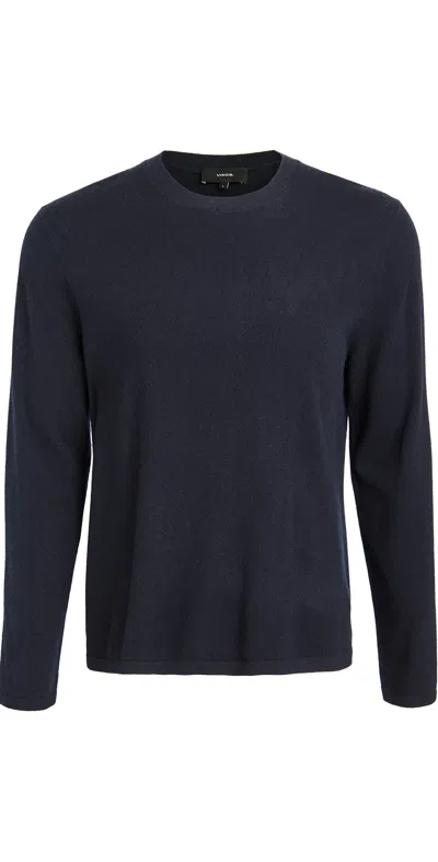 Vince Crewneck Cashmere Sweater In Coastal