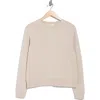 Vince Crewneck Cotton Sweatshirt In Brown