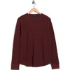 Vince Crewneck Cotton Thermal Sweater