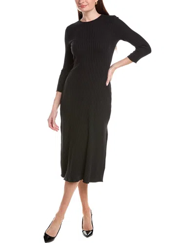 Vince Crewneck Dress In Black