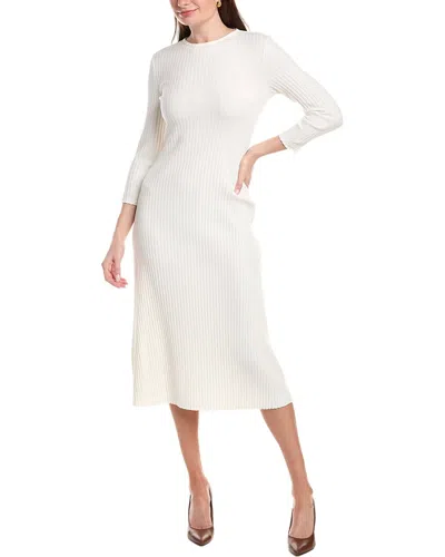 Vince Crewneck Dress In White